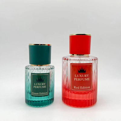 Le jet de parfum plat rond de l'épaule 25ml met vide en bouteille