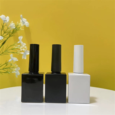 La preuve 8ml 10ml de fuite le verre à bouteilles de vernis à ongles a plaqué argenté