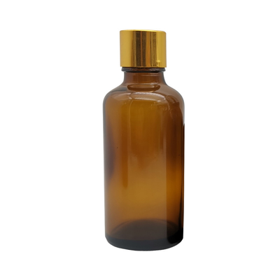 Chapeau clair d'or de pipette de 15ml 20ml 30ml Amber Glass Dropper Bottles With